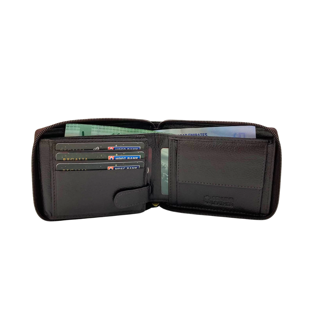 Pebble Texture 8 Card Billfold Wallet # 1013CZ