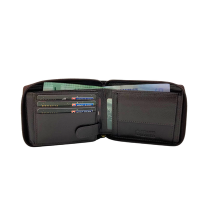 Pebble Texture 8 Card Billfold Wallet # 1013CZ