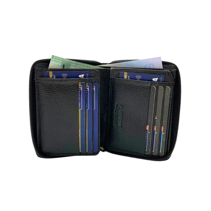 Pebble Texture 8 Card Billfold Wallet # 4101Z