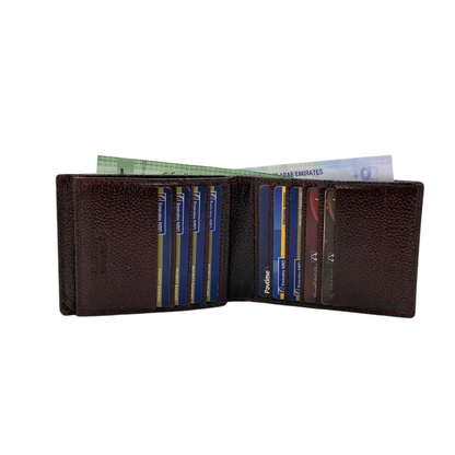 Pebble Texture 8 Card Billfold Wallet # 1888