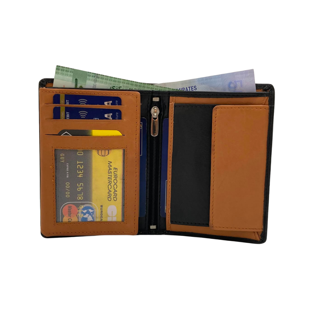 Standing Mens Collection Bi-Fold Wallet # 4020