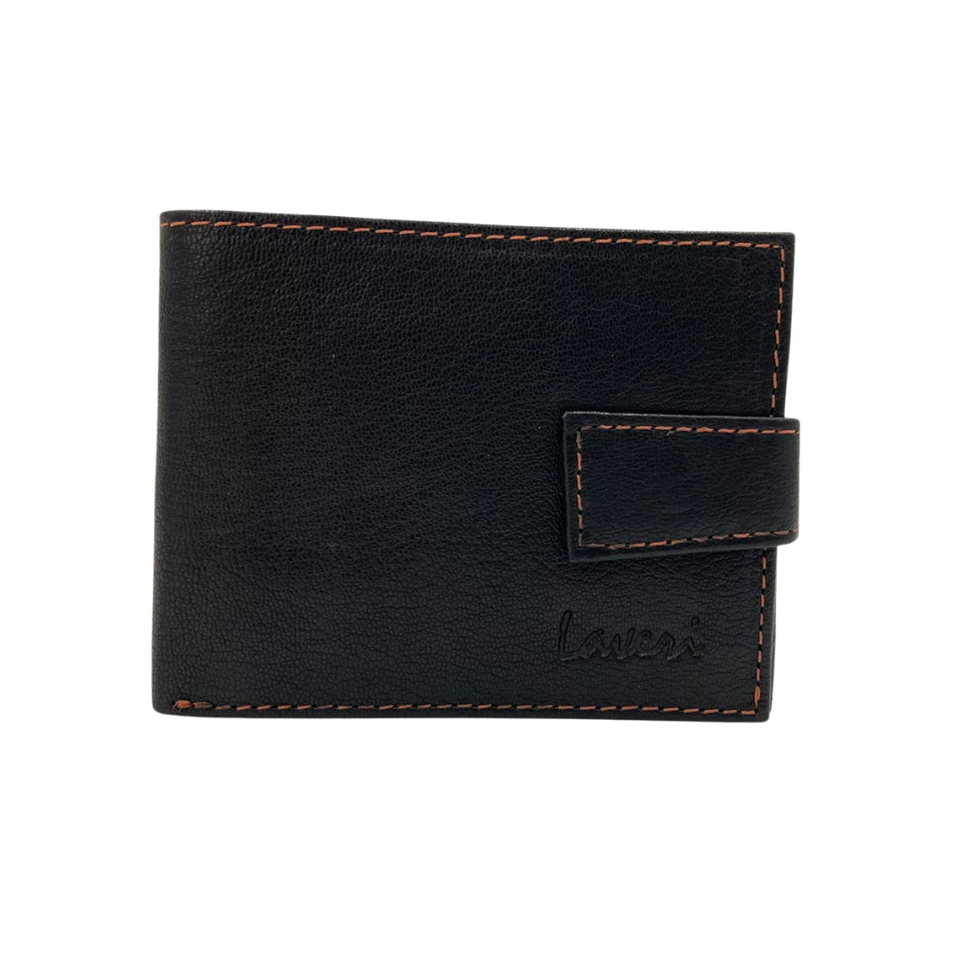 Mens Genuine Leather Mens wallet Leather Lined Bi fold Wallet For Men # 1426L