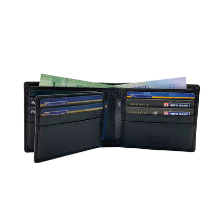 Pebble Texture 8 Card Billfold Wallet # 4094N