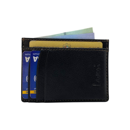 Super Slim Soft Genuine Leather Card Holder, Mini Credit Card Wallet # 1598N