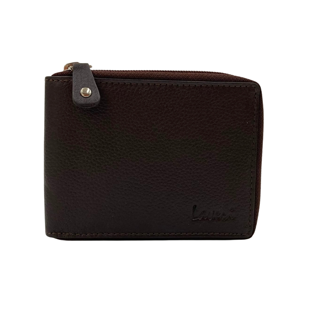 Fullzip leather mens Wallet #1013Z