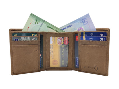 VIP Vintage Men's Trifold Wallet # RFID 1508 Hunter