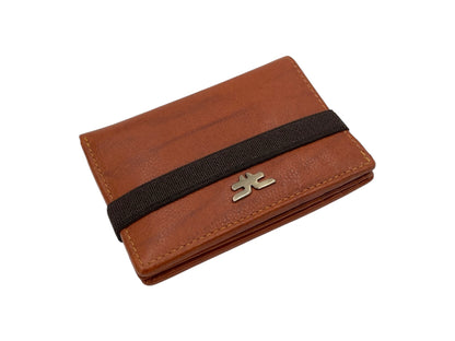 Small Bifold Cards Wallet # RFID 4018 Elastic