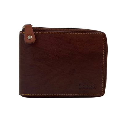 Fullzip leather mens Wallet #1013Z