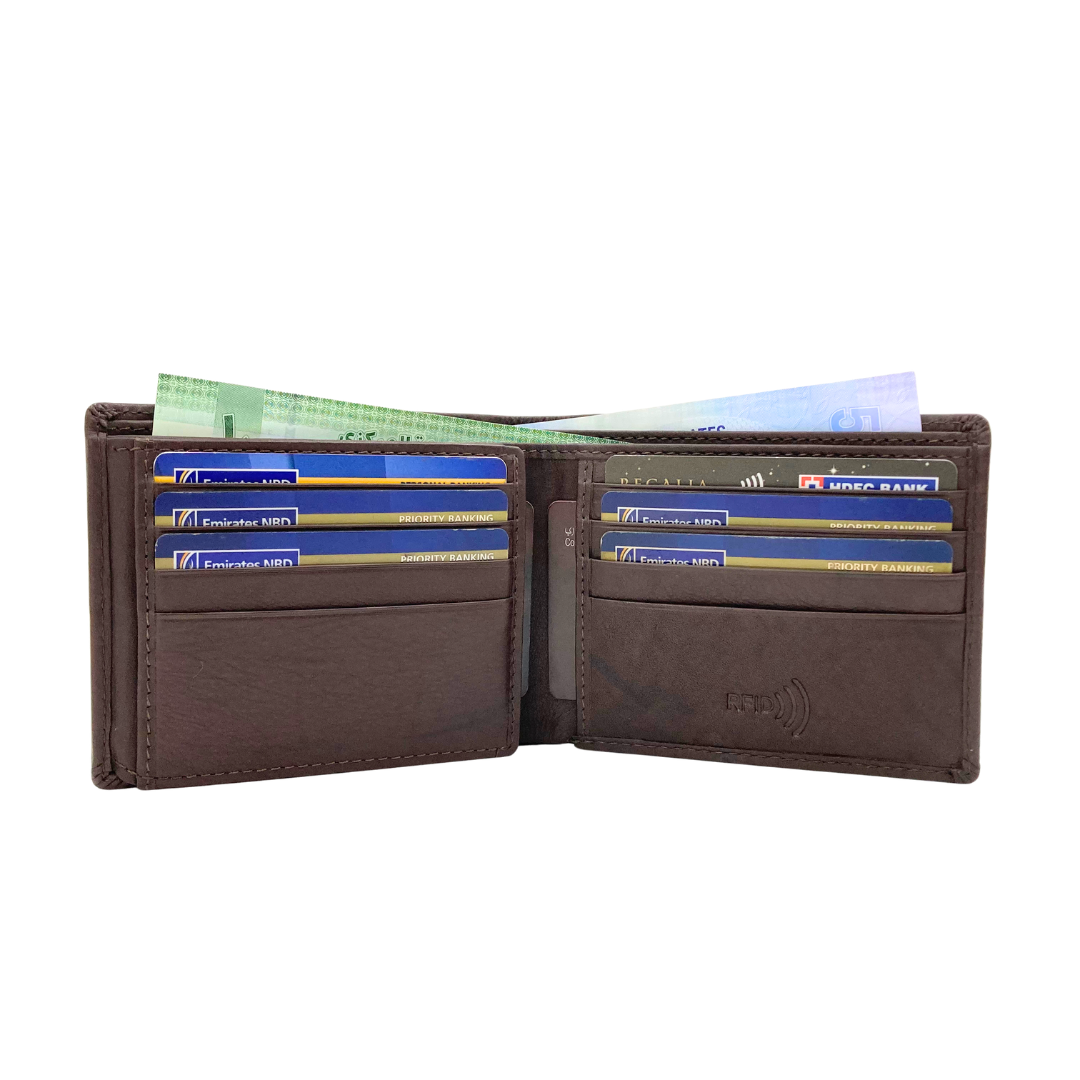 Shield Collection Bifold RFID Wallet # 1001