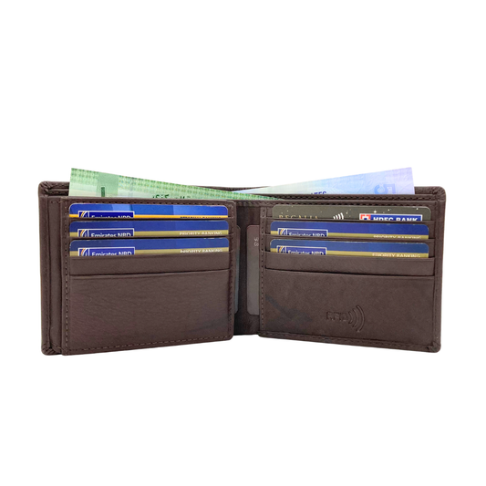 Shield Collection Bifold RFID Wallet # 1001