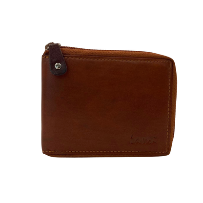 Fullzip leather mens Wallet #1013Z