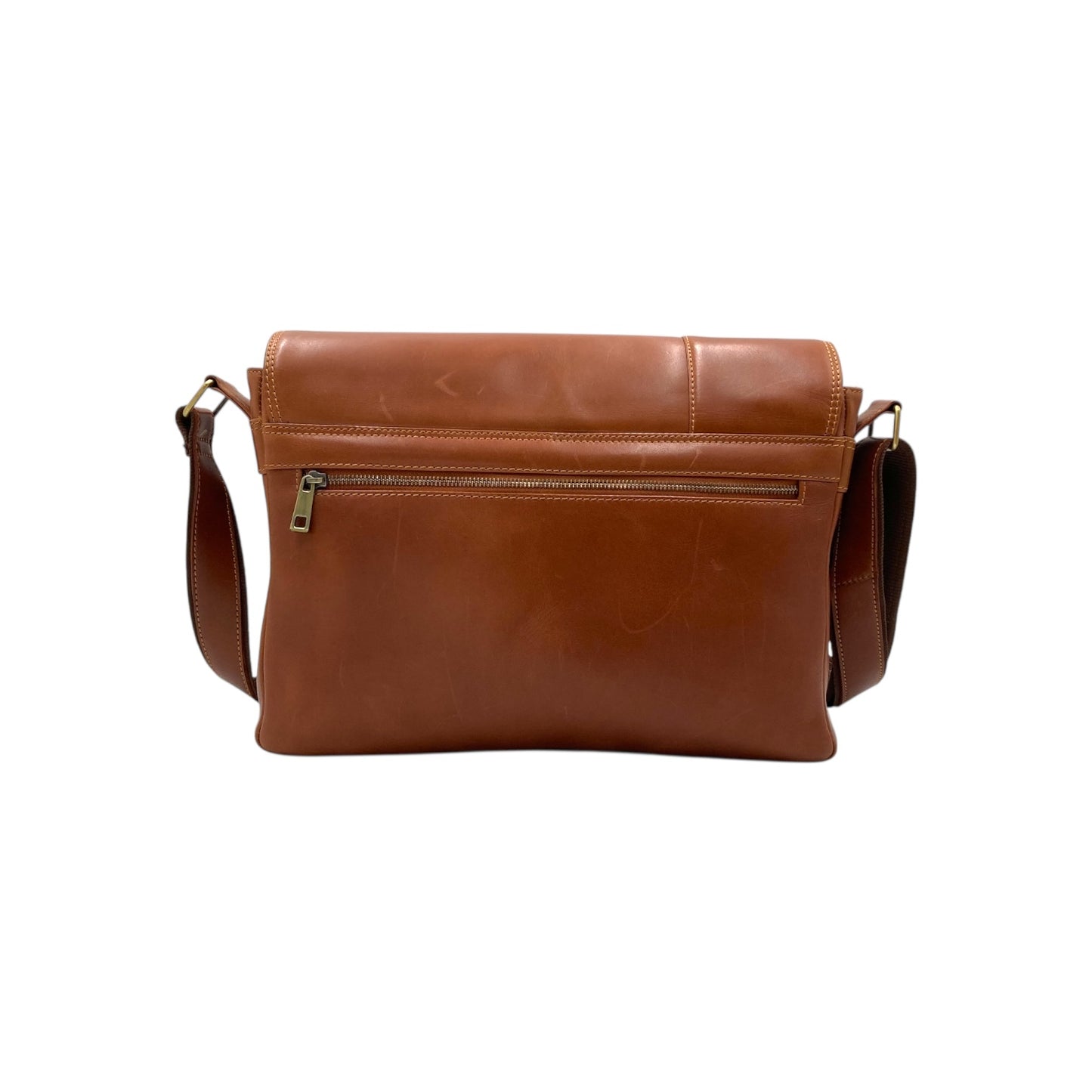 Italian Leather Messenger Bag # 2491