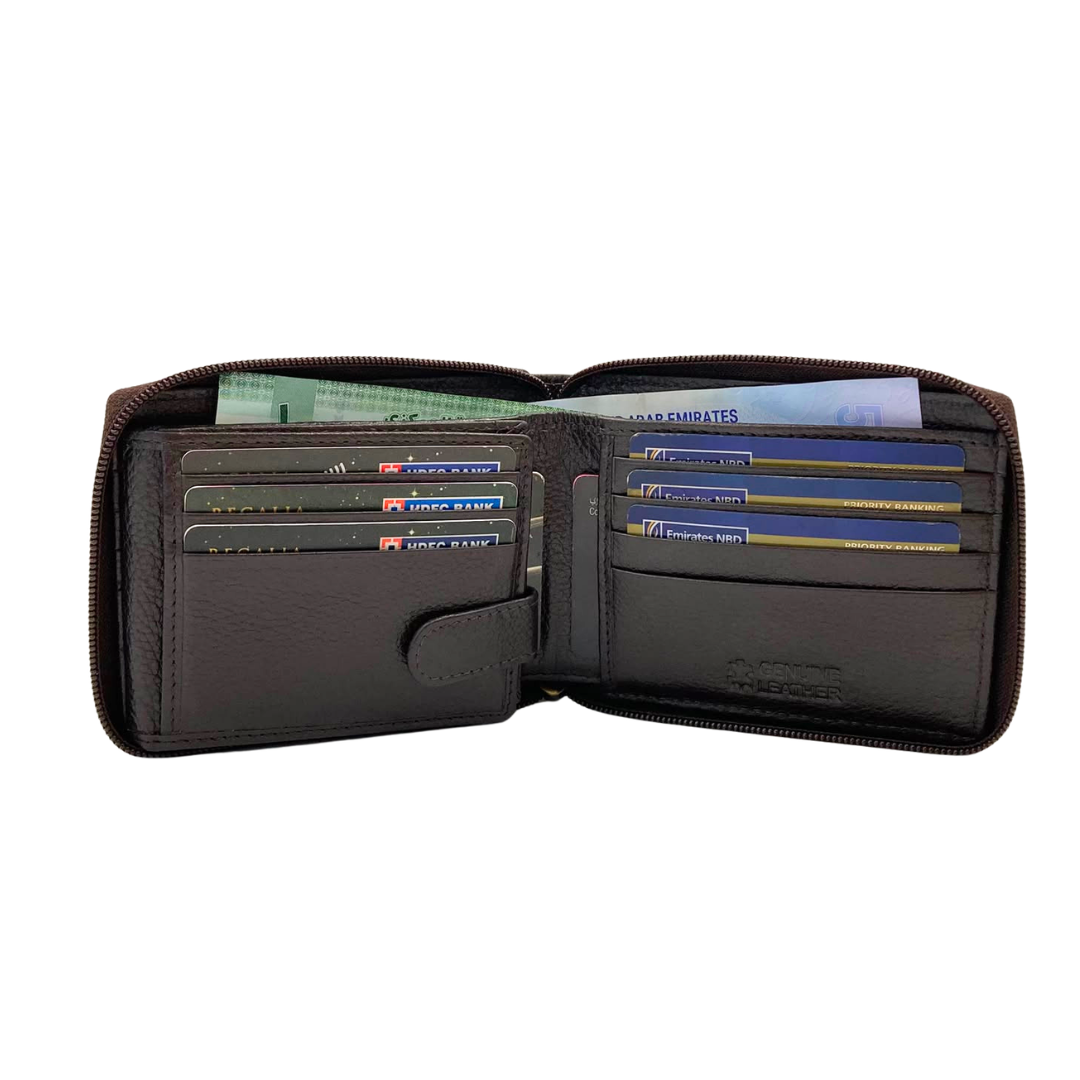 Pebble Texture 8 Card Billfold Wallet # 1013Z