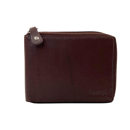 Fullzip leather mens Wallet #1406Z