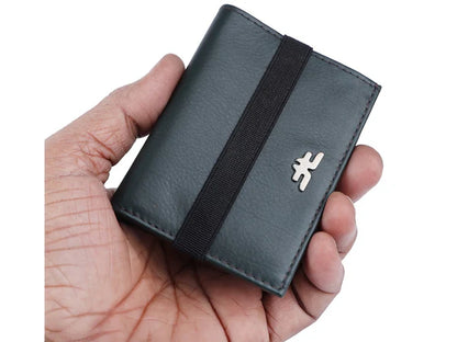 Slim Bifold Inside Button Card & Cash Wallet # RFID 1977EL
