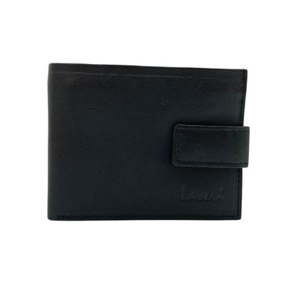 Mens Genuine Leather Mens wallet Leather Lined Bi fold Wallet For Men # 983AL