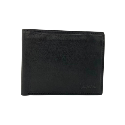 Mens Genuine Leather Mens wallet Leather Lined Bi fold Wallet For Men # 1357