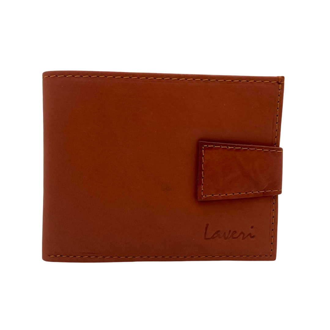 Mens Genuine Leather Mens wallet Leather Lined Bi fold Wallet For Men # 983AL