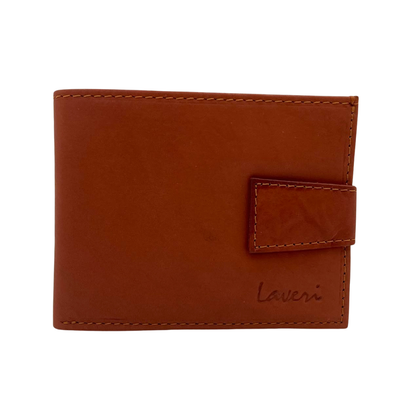 Mens Genuine Leather Mens wallet Leather Lined Bi fold Wallet For Men # 983AL