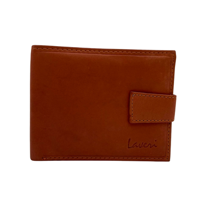 Mens Genuine Leather Mens wallet Leather Lined Bi fold Wallet For Men # 1013L