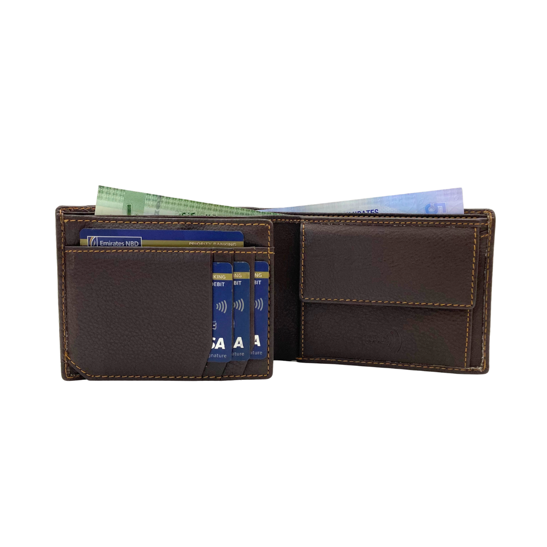 Shield Collection Bi-Fold RFID Wallet # 4405C