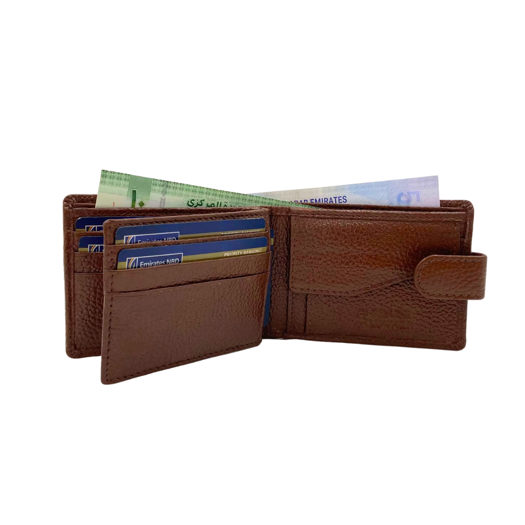 Pebble Texture 8 Card Billfold Wallet # 1074CL