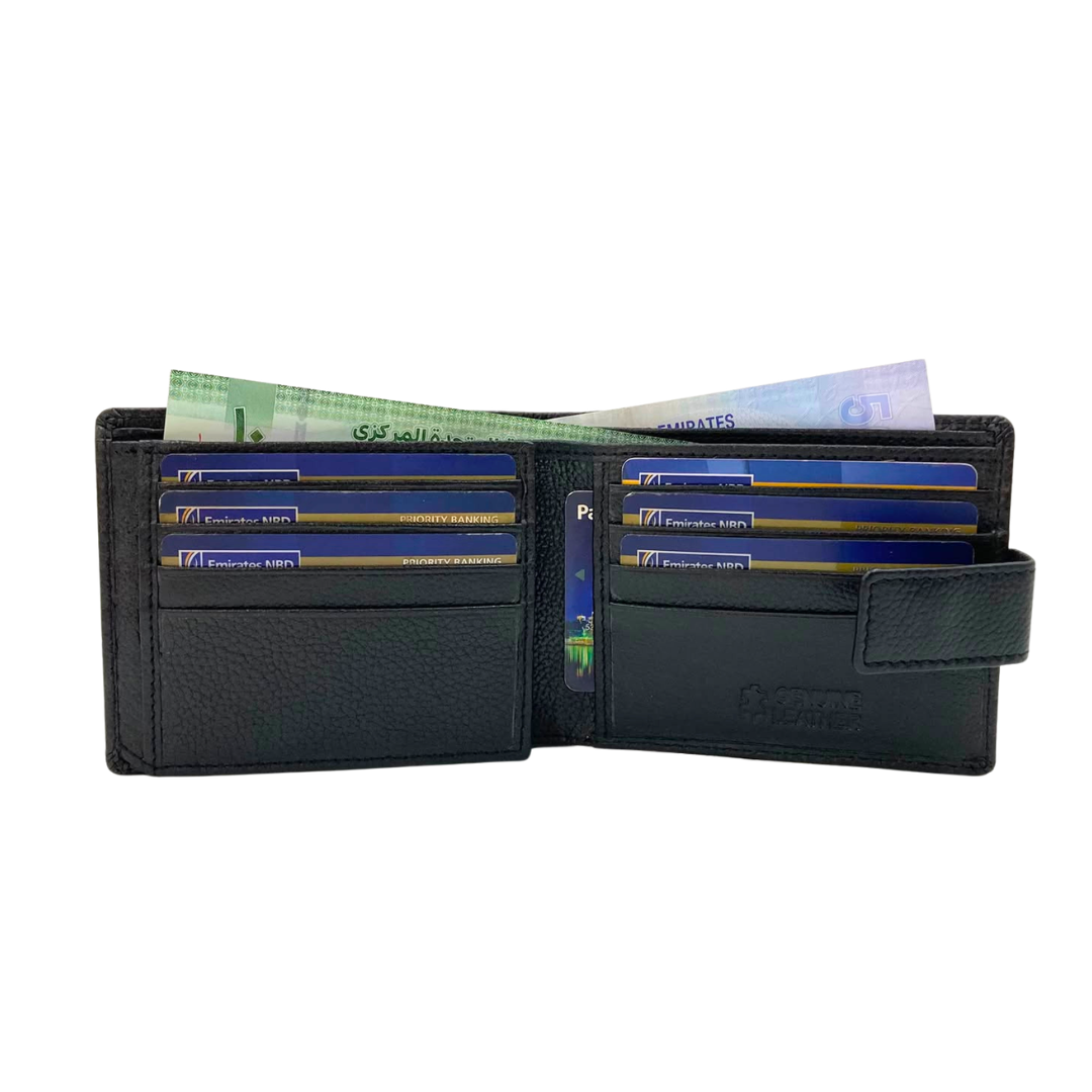 Pebble Texture 8 Card Billfold Wallet # 1001L