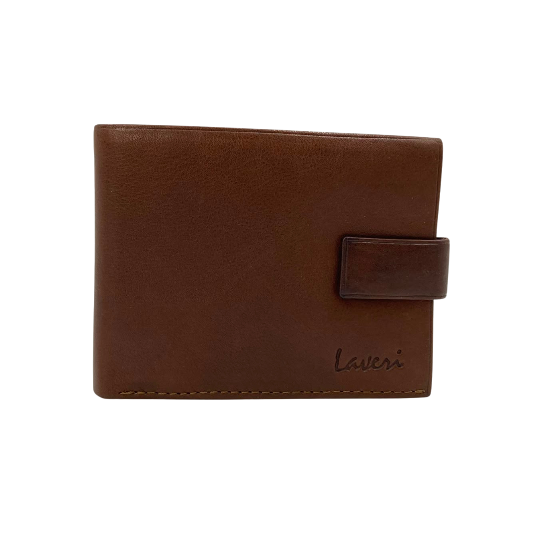 Mens Genuine Leather Mens wallet Leather Lined Bi fold Wallet For Men # 1247L