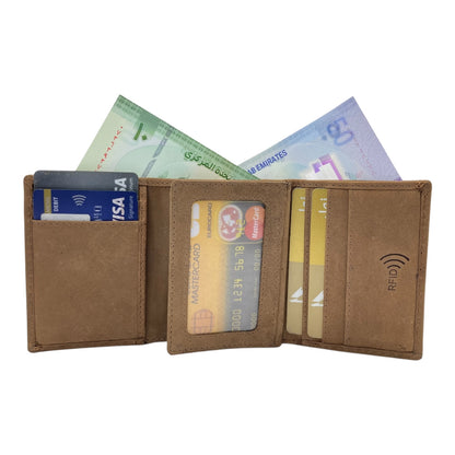 VIP Vintage Men's Trifold Wallet # RFID 1539L Hunter