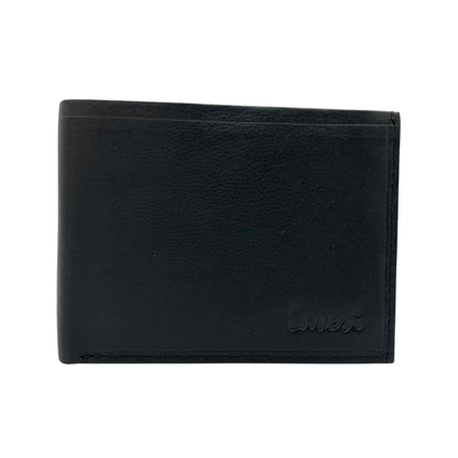 Mens Genuine Leather Mens wallet Leather Lined Bi fold Wallet For Men # 1013