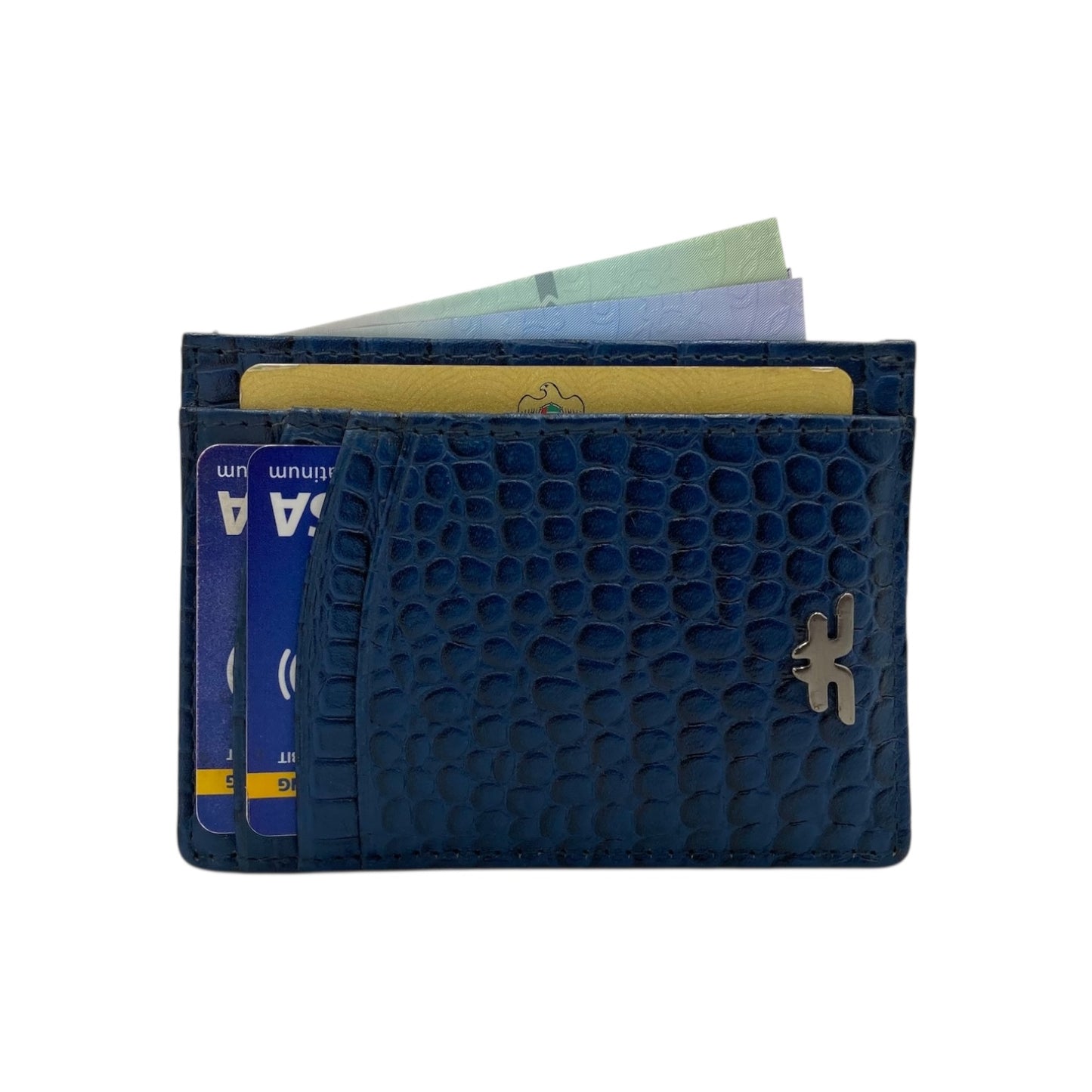 Super Slim Soft Genuine Leather Card Holder, Mini Credit Card Wallet # 1598N