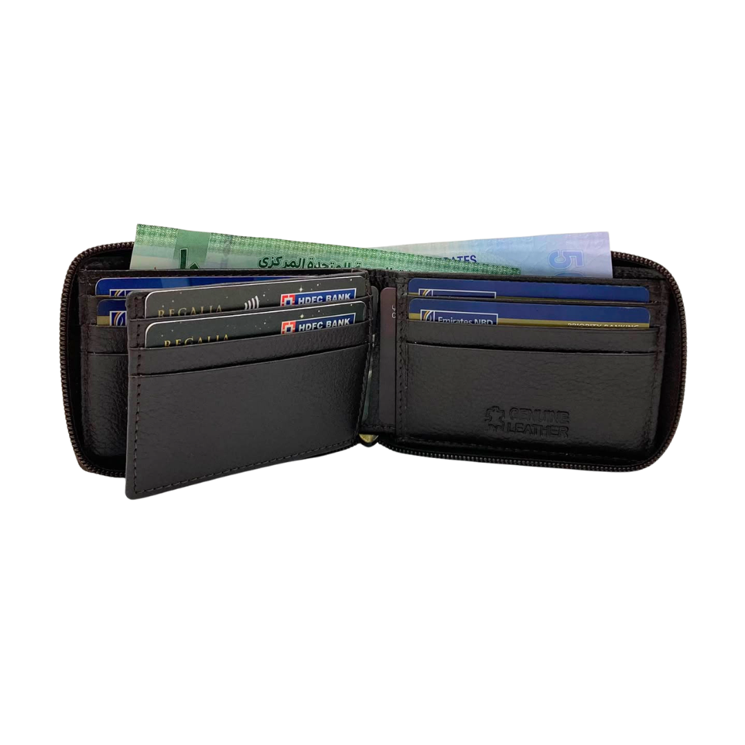 Pebble Texture 8 Card Billfold Wallet # 1020Z