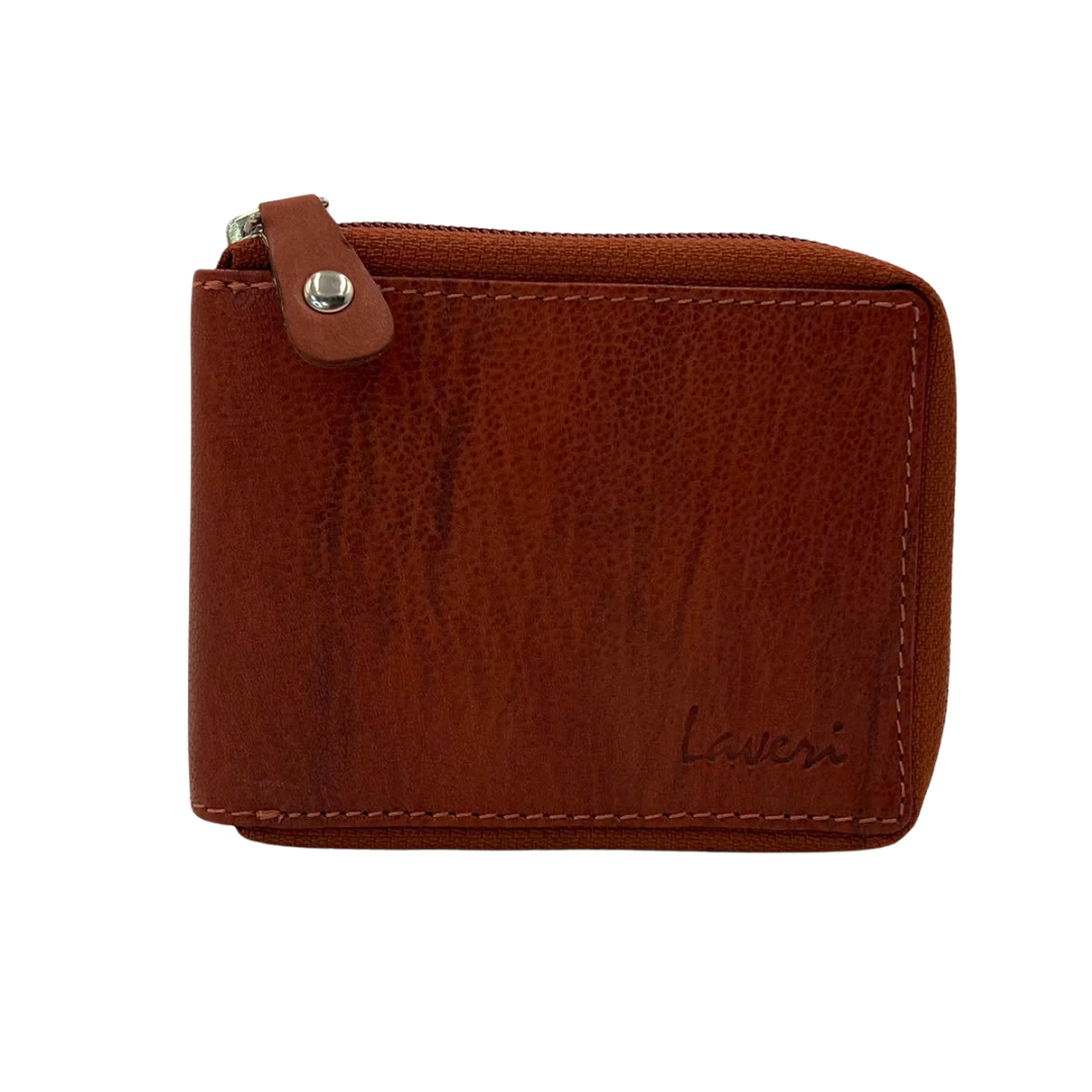 Fullzip leather mens Wallet #1398Z