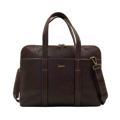 Expandable Leather Laptop Organiser Premium  # 2920