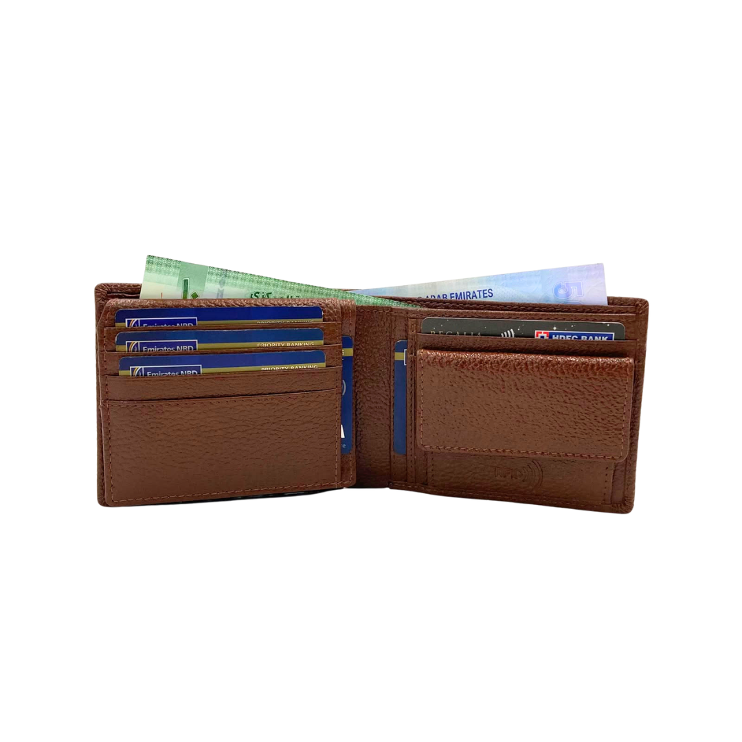 Pebble Texture 8 Card Billfold Wallet # 4562C