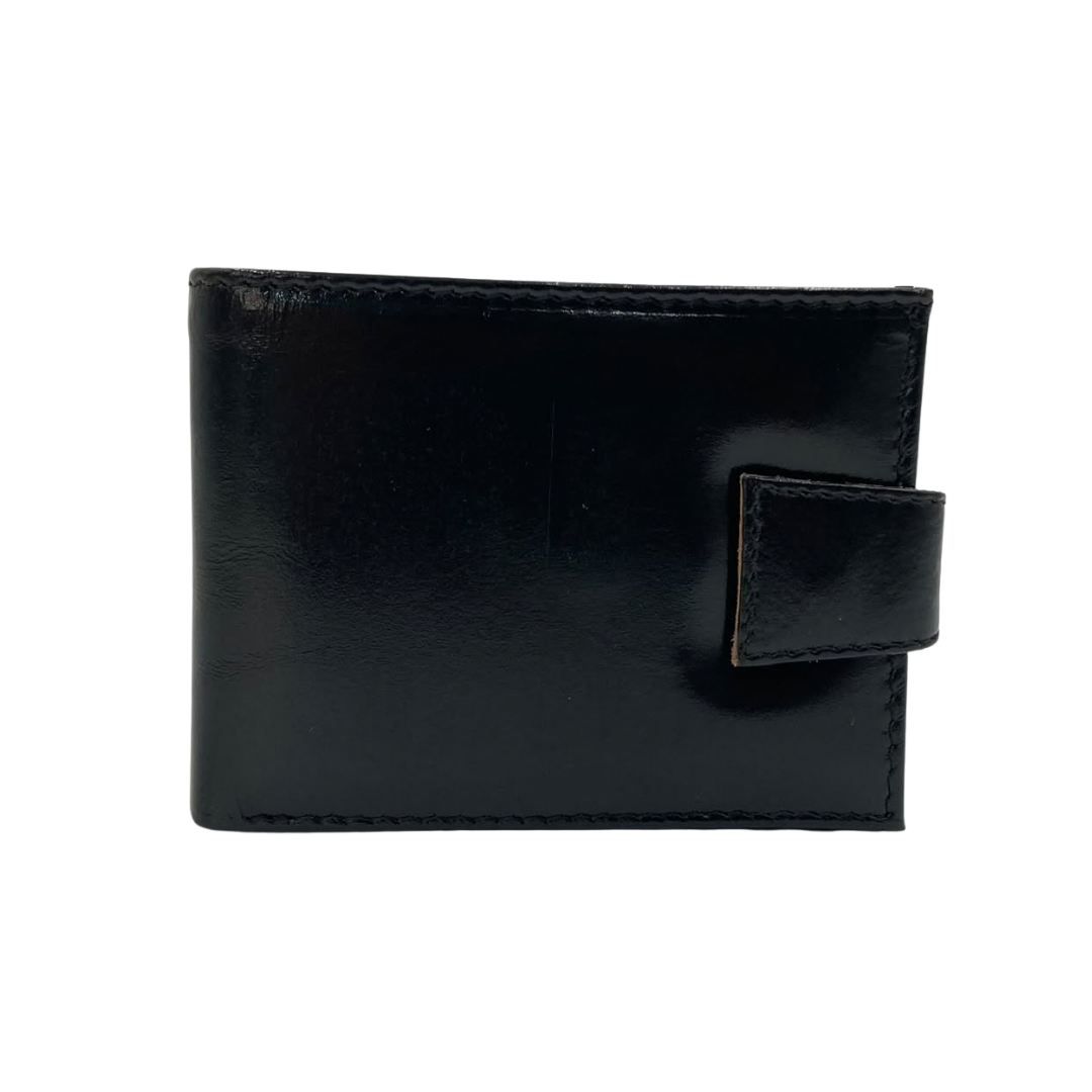 Classic Men's Waterproof Bifold Leather Wallet with Flip ID Window #1729 L