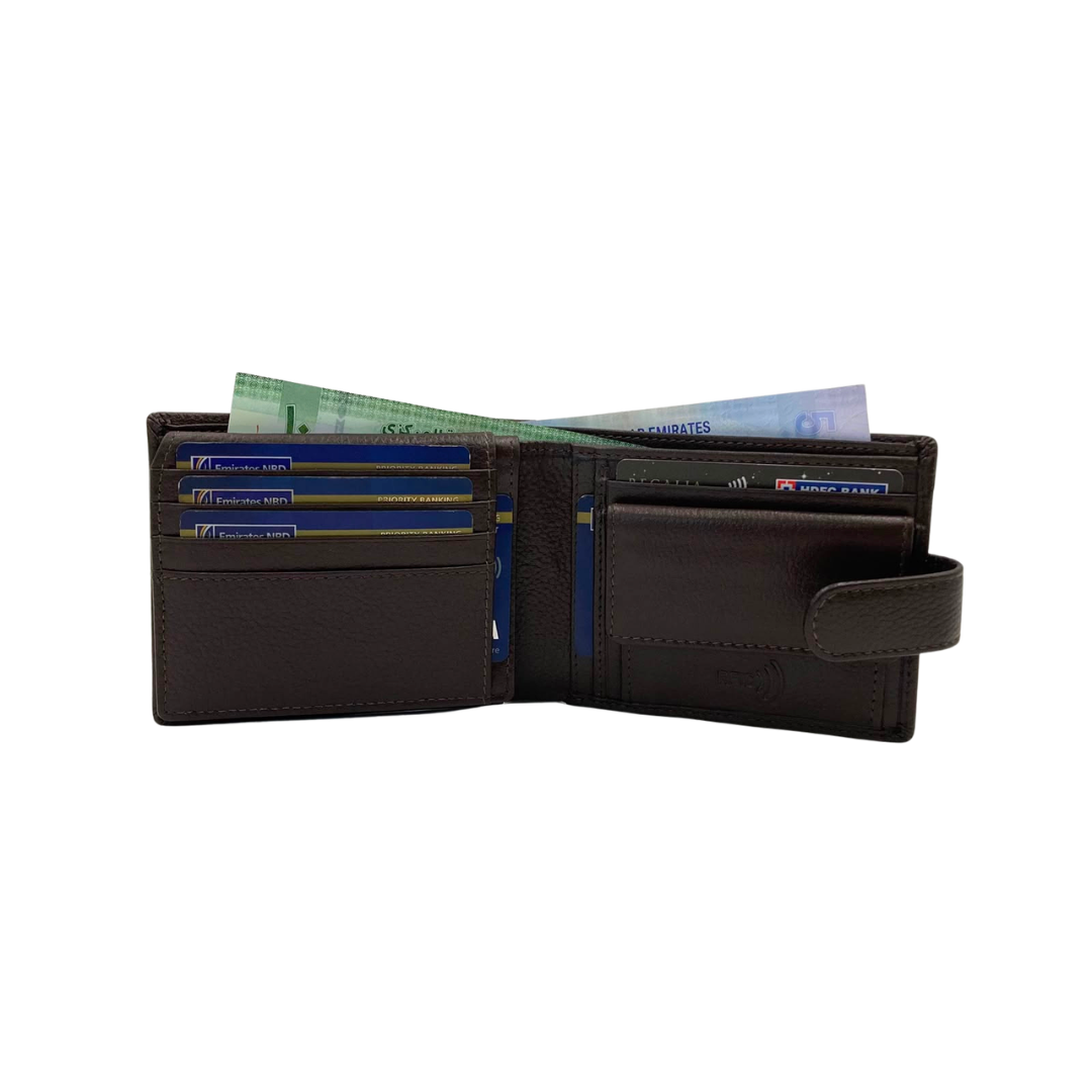 Pebble Texture 8 Card Billfold Wallet # 4562CL