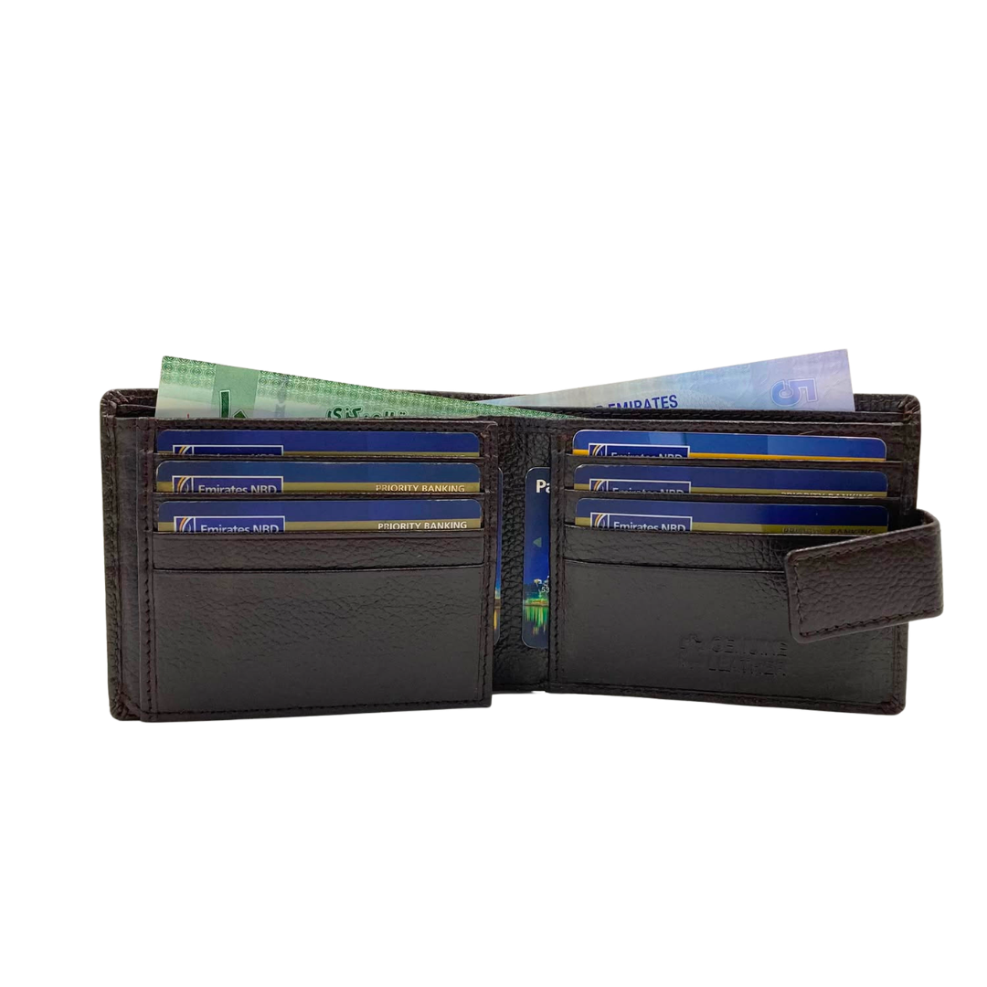 Pebble Texture 8 Card Billfold Wallet # 1001L