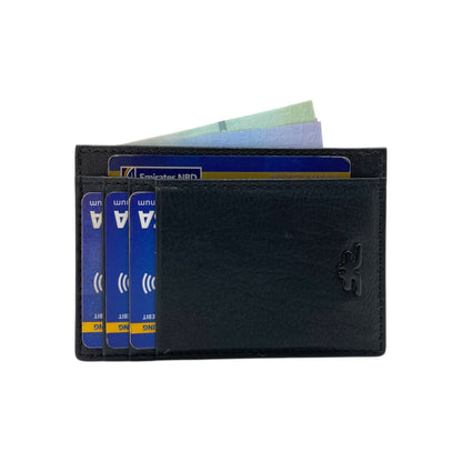 Super Slim Soft Genuine Leather Card Holder, Mini Credit Card Wallet # 1598N PHOTO