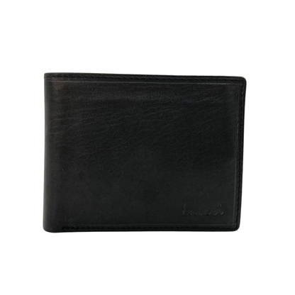 Mens Genuine Leather Mens wallet Leather Lined Bi fold Wallet For Men # 4021C
