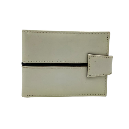 Classic Men's Waterproof Bifold Leather Wallet with Flip ID Window #1729 L (C.L.)