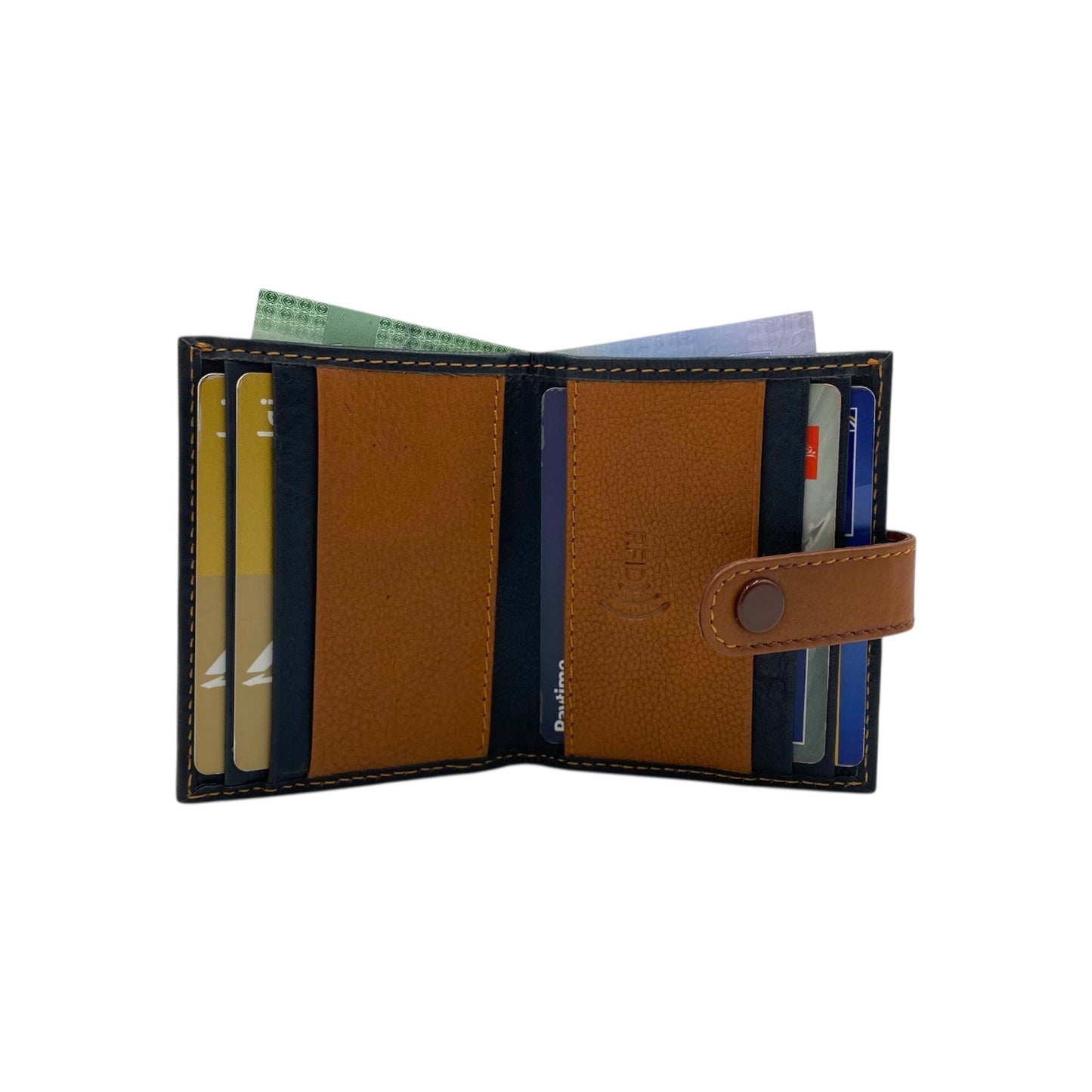 Card Case & Cash Wallet Compact Size 14 Card Space # 4029C