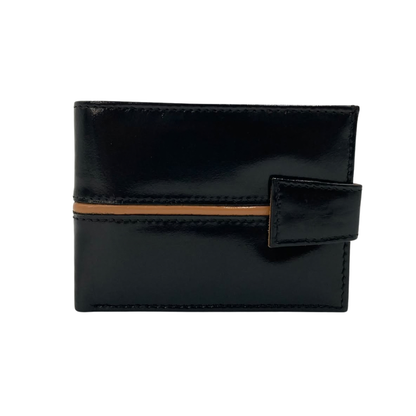 Classic Men's Waterproof Bifold Leather Wallet with Flip ID Window #1728L (C.L.)