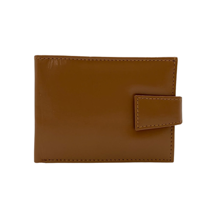 Classic Men's Waterproof Bifold Leather Wallet with Flip ID Window #1728L