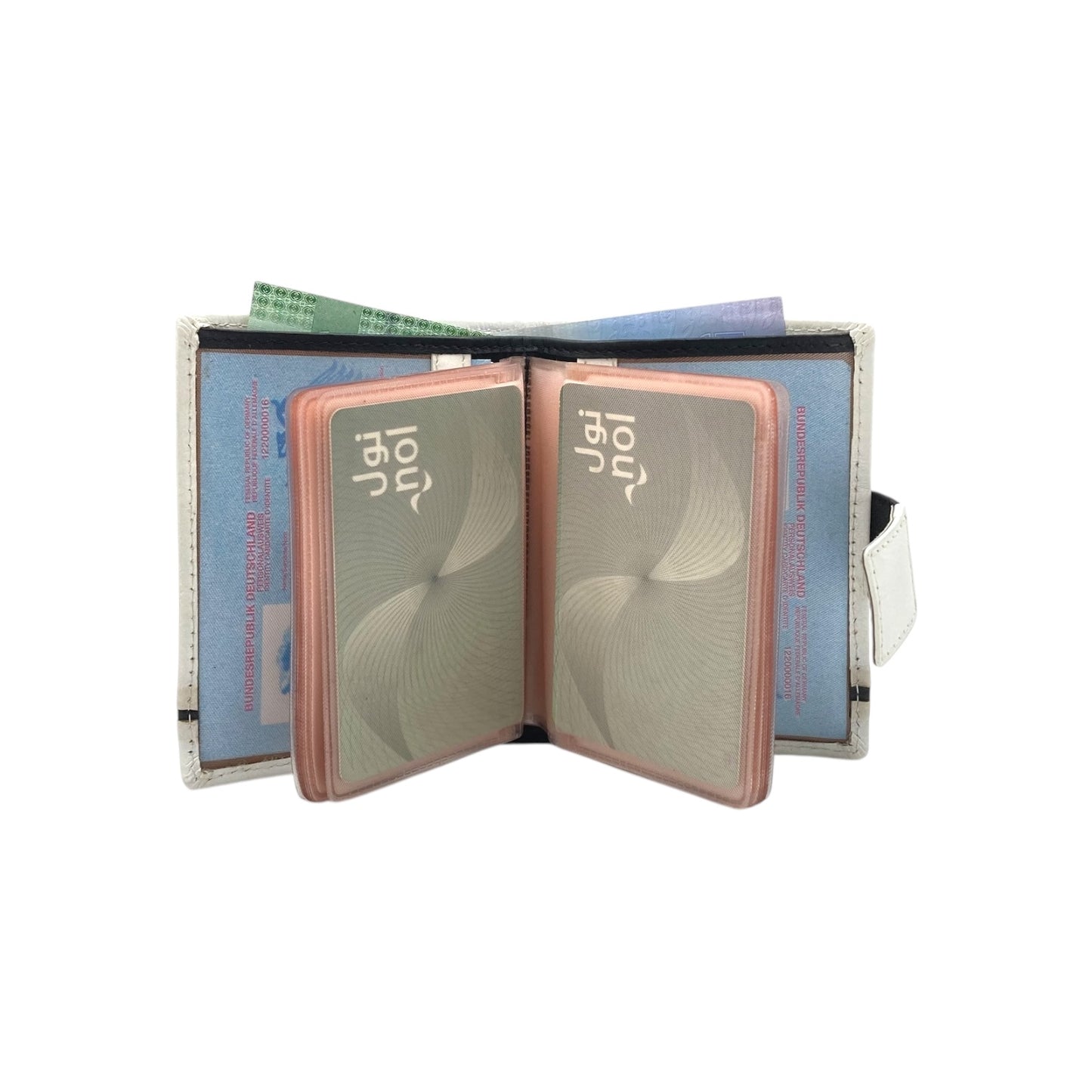 Compact Multiple Cards  & Cash Wallet # 1865NM [EL.LOOP]