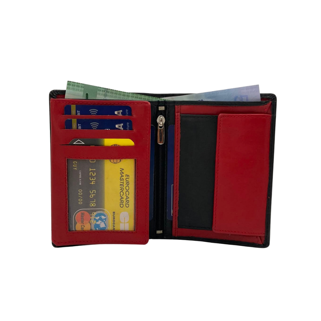 Standing Mens Collection Bi-Fold Wallet # 4020