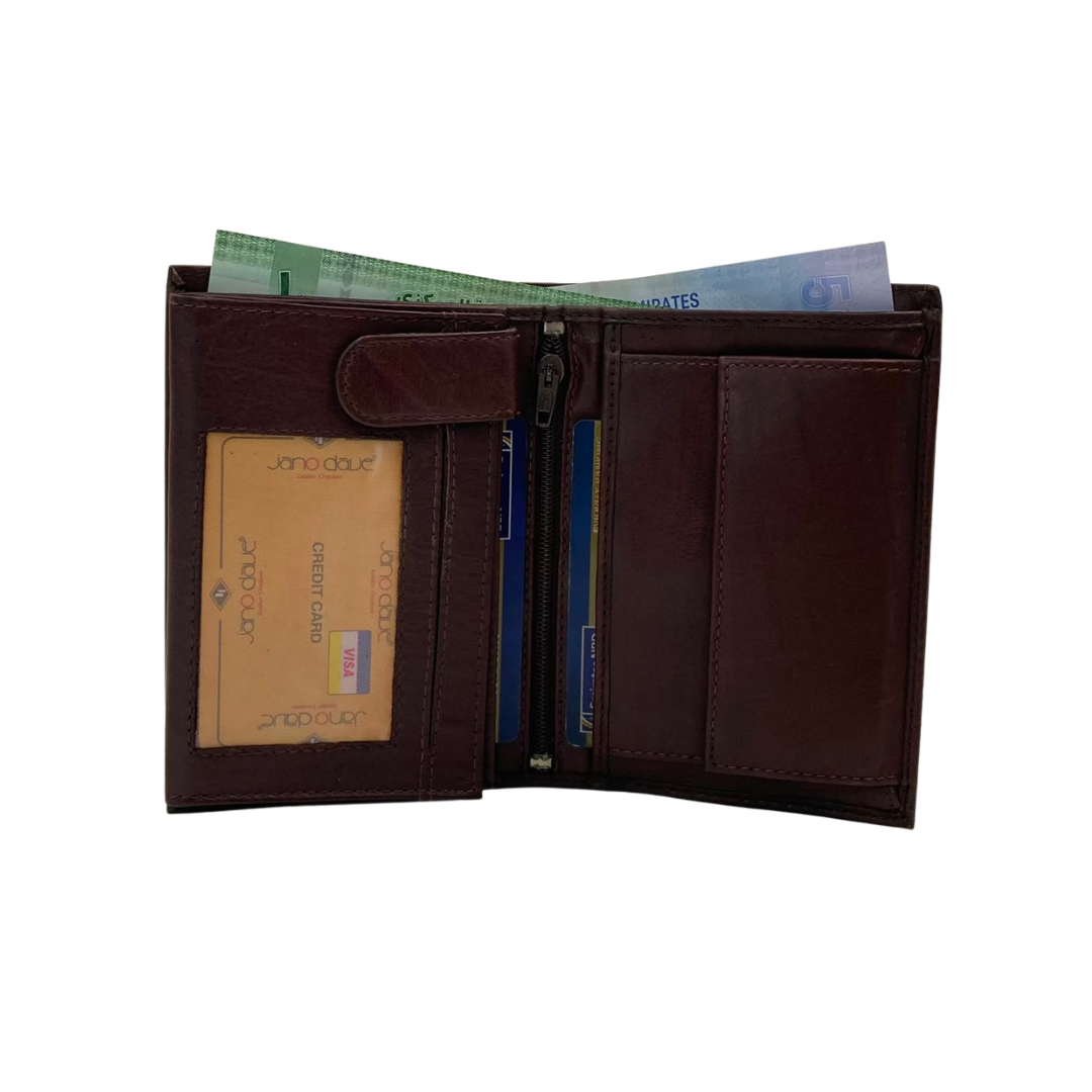 Standing Mens Collection Bi-Fold Wallet # JD-1788A