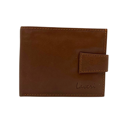 Mens Genuine Leather Mens wallet Leather Lined Bi fold Wallet For Men # 983AL