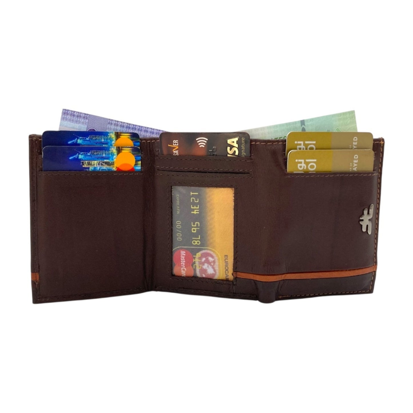 RFID Compact Z-Trifold Cards & Cash Wallet #  1891Z