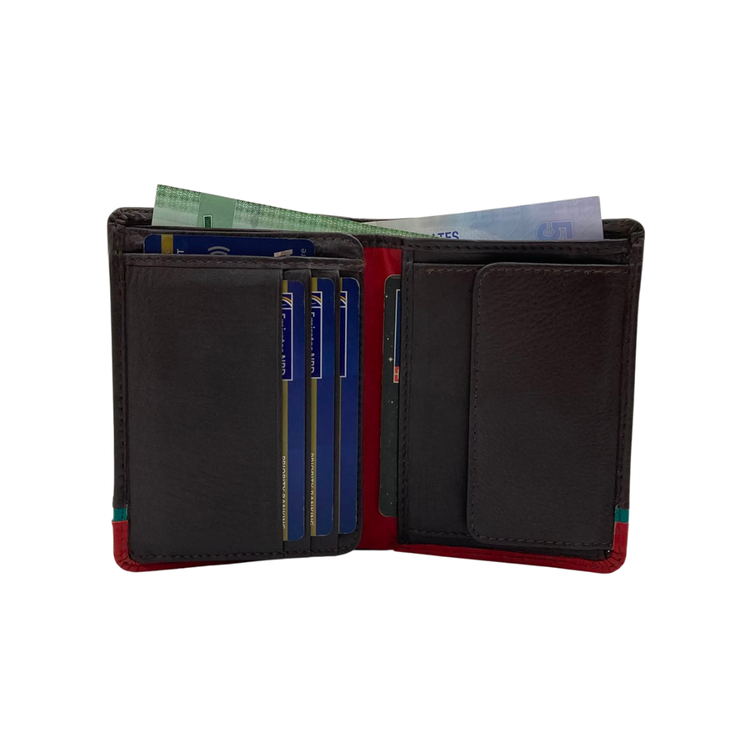 Standing Mens Collection Bi-Fold Wallet # 4101